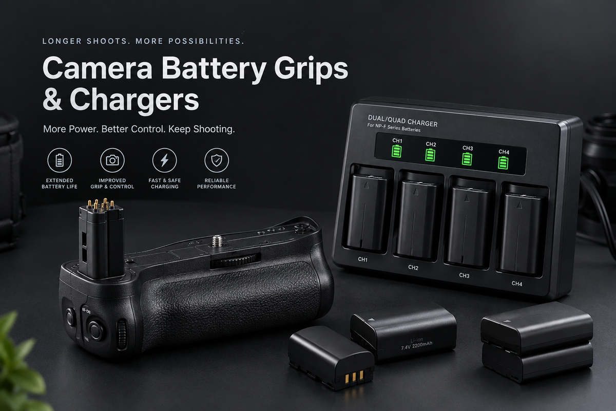 Camera Battery Grips & Chargers