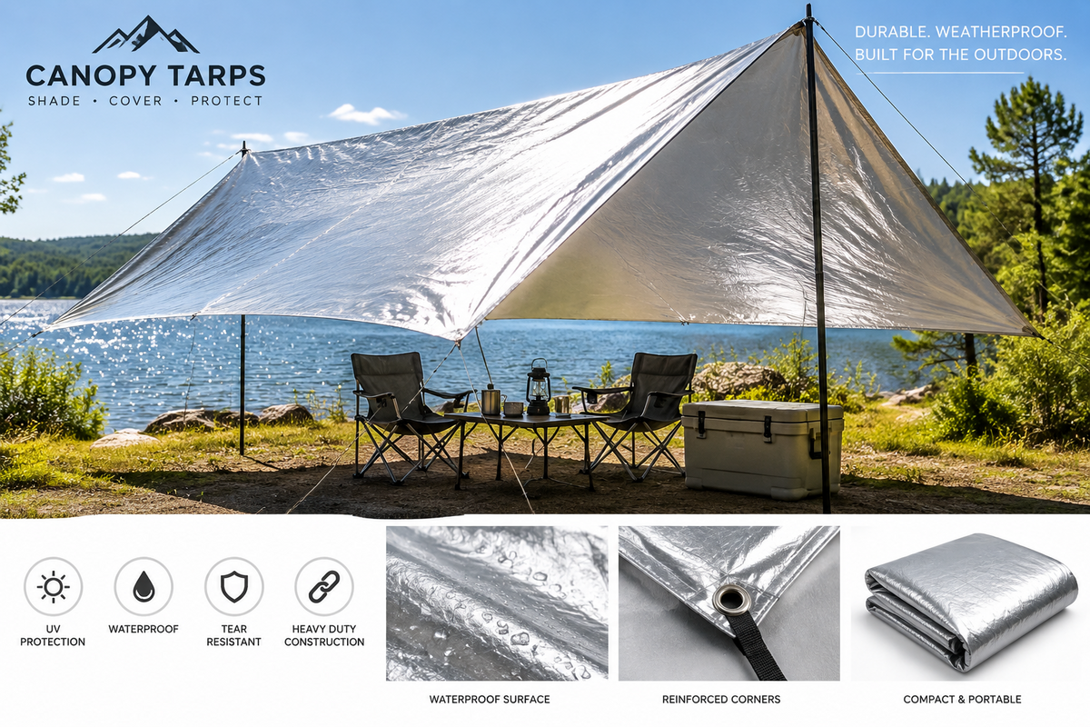 Canopy Tarps - Silver