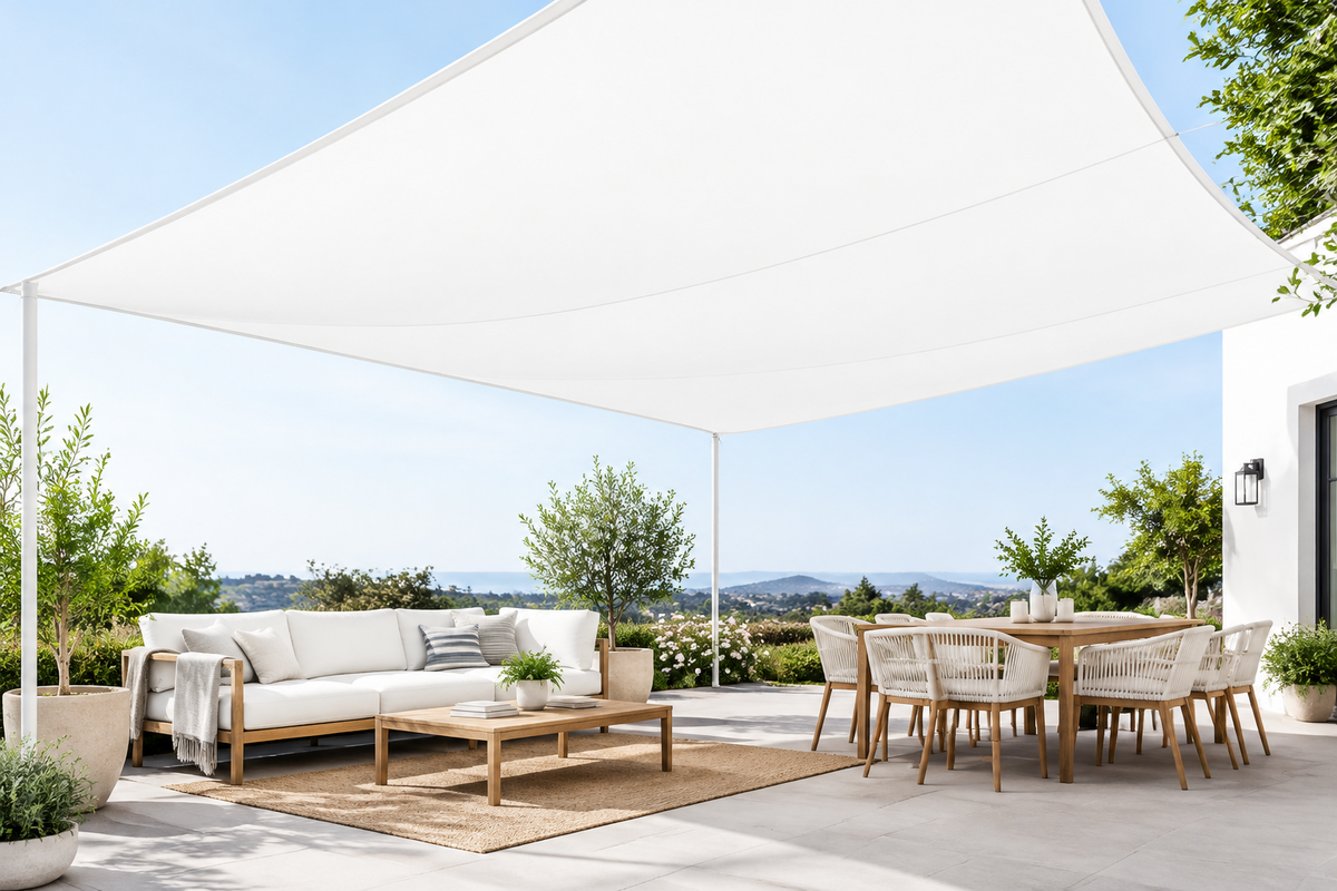 Canopy Tarps - White