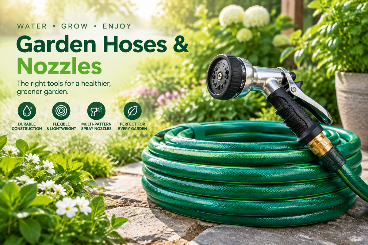 Garden Hoses & Nozzles