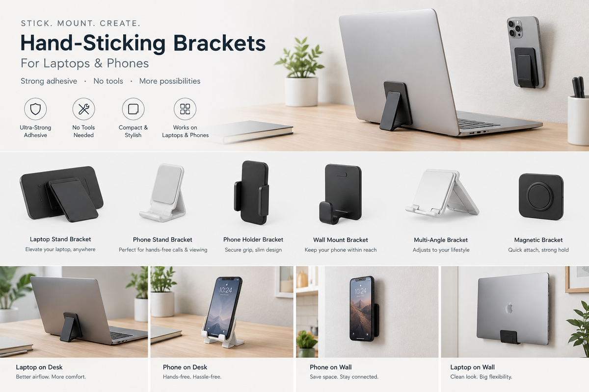 Hand-Sticking Brackets